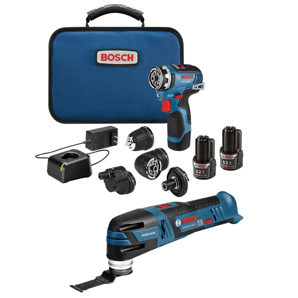 Kit Bosch GXL12V-270B22: Herramientas Versátiles para Bricolaje y Proyectos Caseros