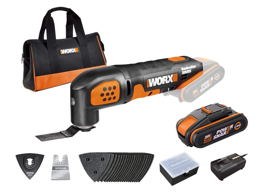 Herramienta Multifunción Oscilante WORX Sonicrafter WX682 para Bricolaje Eficiente