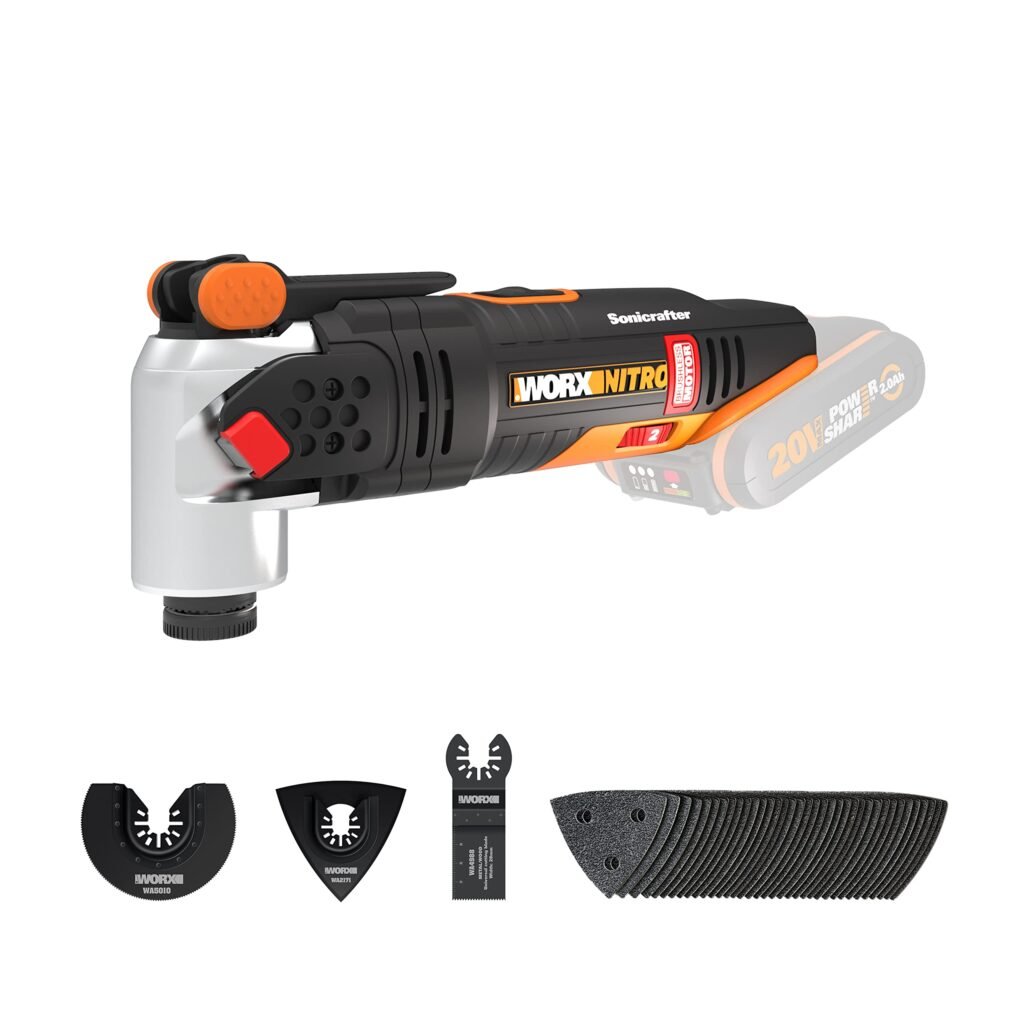 Multiherramienta Brushless Sonicrafter 20V de Worx: Potencia y Versatilidad Inigualables