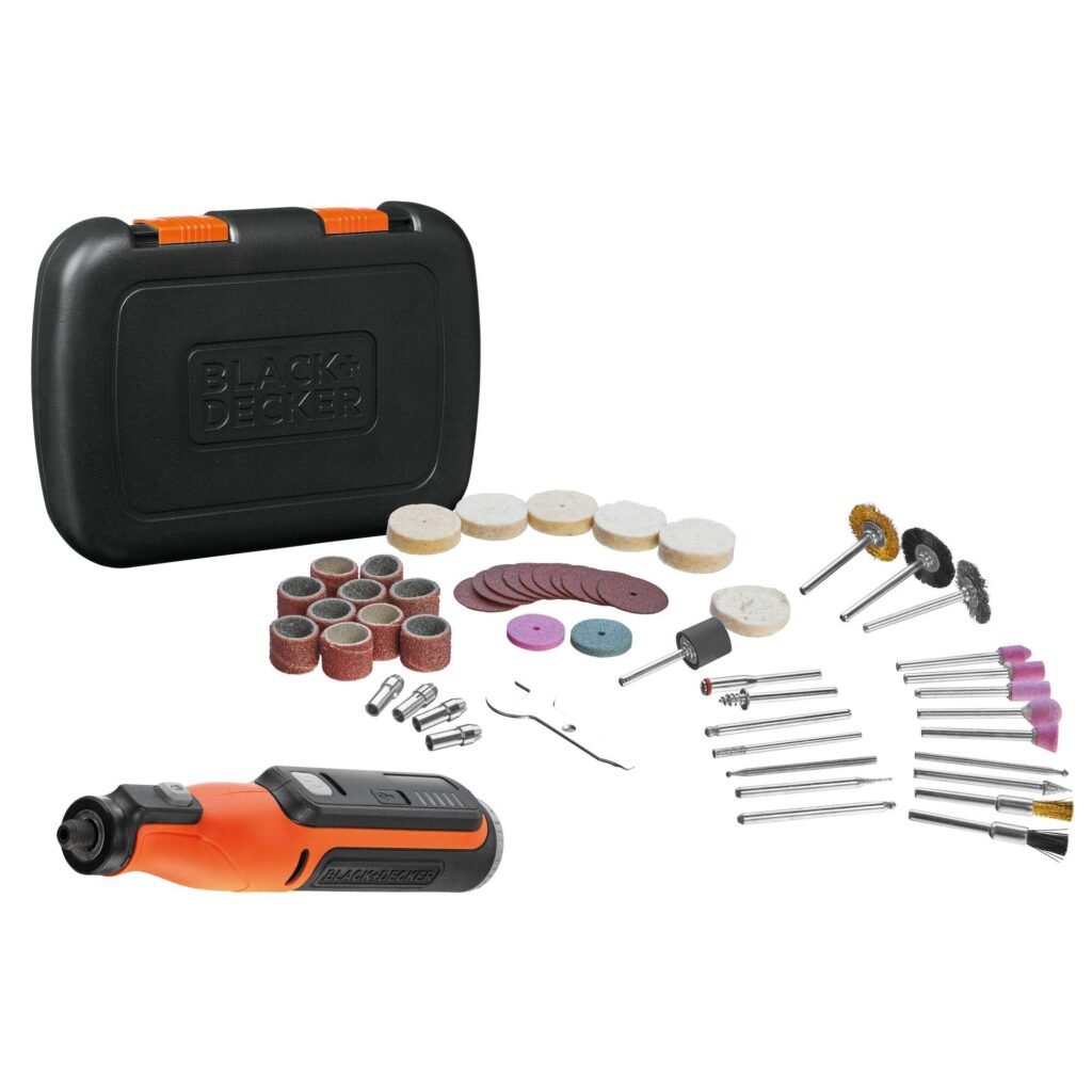 Black+Decker Multi-Herramienta Rotativa BCRT8IK: Eficiencia y Versatilidad en Bricolaje