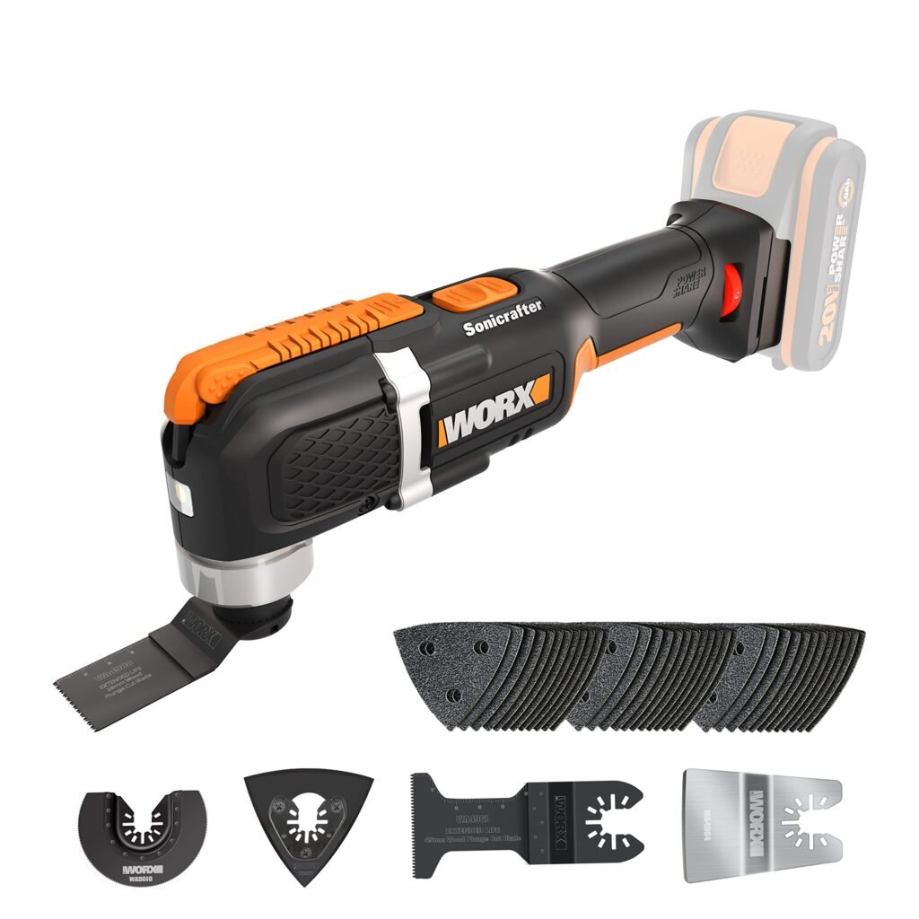 Multiherramienta Sonicrafter 20V Máx. WORX: Potencia y Versatilidad para Bricolaje