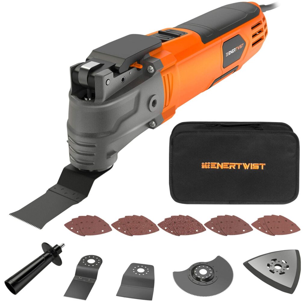 ENERTWIST Herramienta Oscilante: Potente Kit Multifuncional para Bricolaje Eficiente
