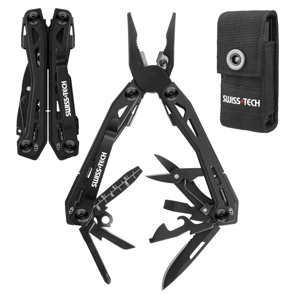 Alicates Multifunción Swiss+Tech: La Herramienta Ideal para Aventuras al Aire Libre