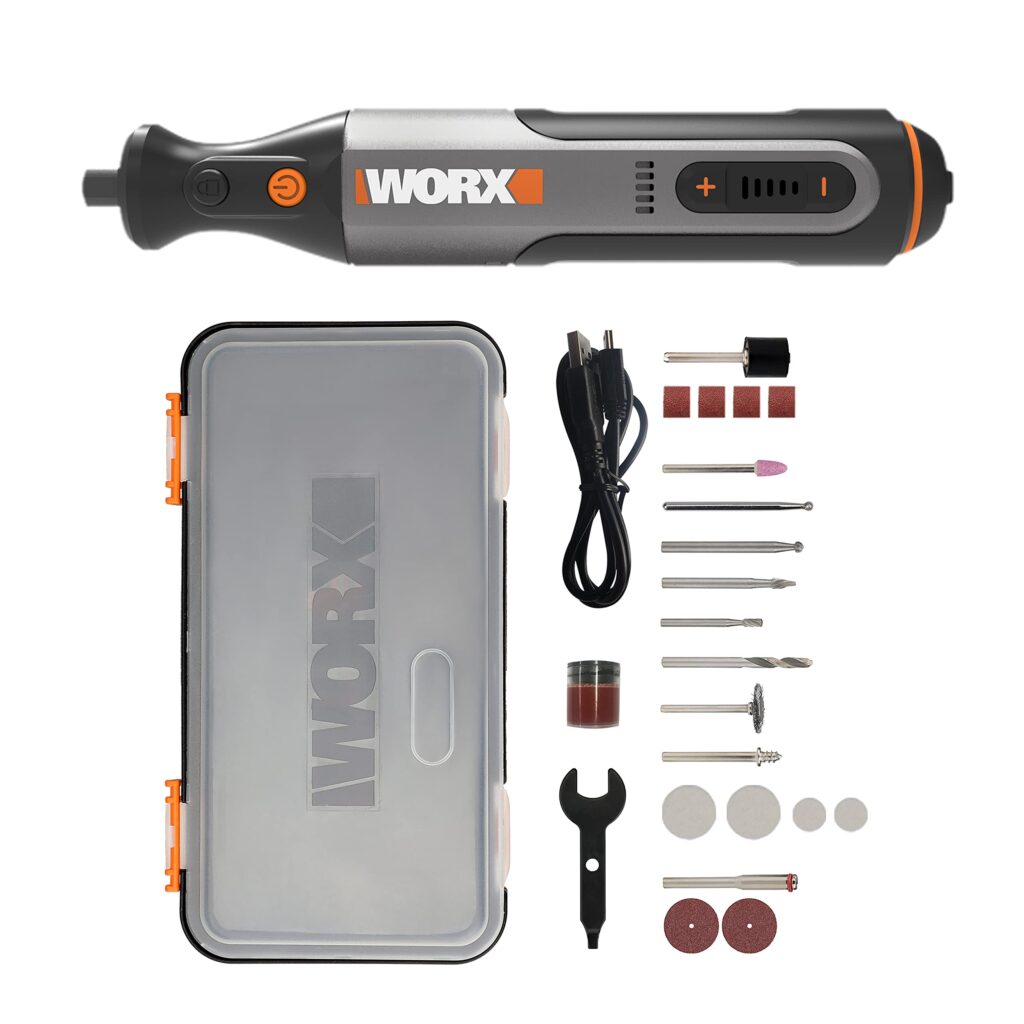 WORX 8V Mini Amoladora Inalámbrica WX106: Potencia y Versatilidad en Tus Manos